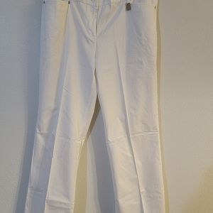 Michael Kors Gramercy Fit White Dress Pants